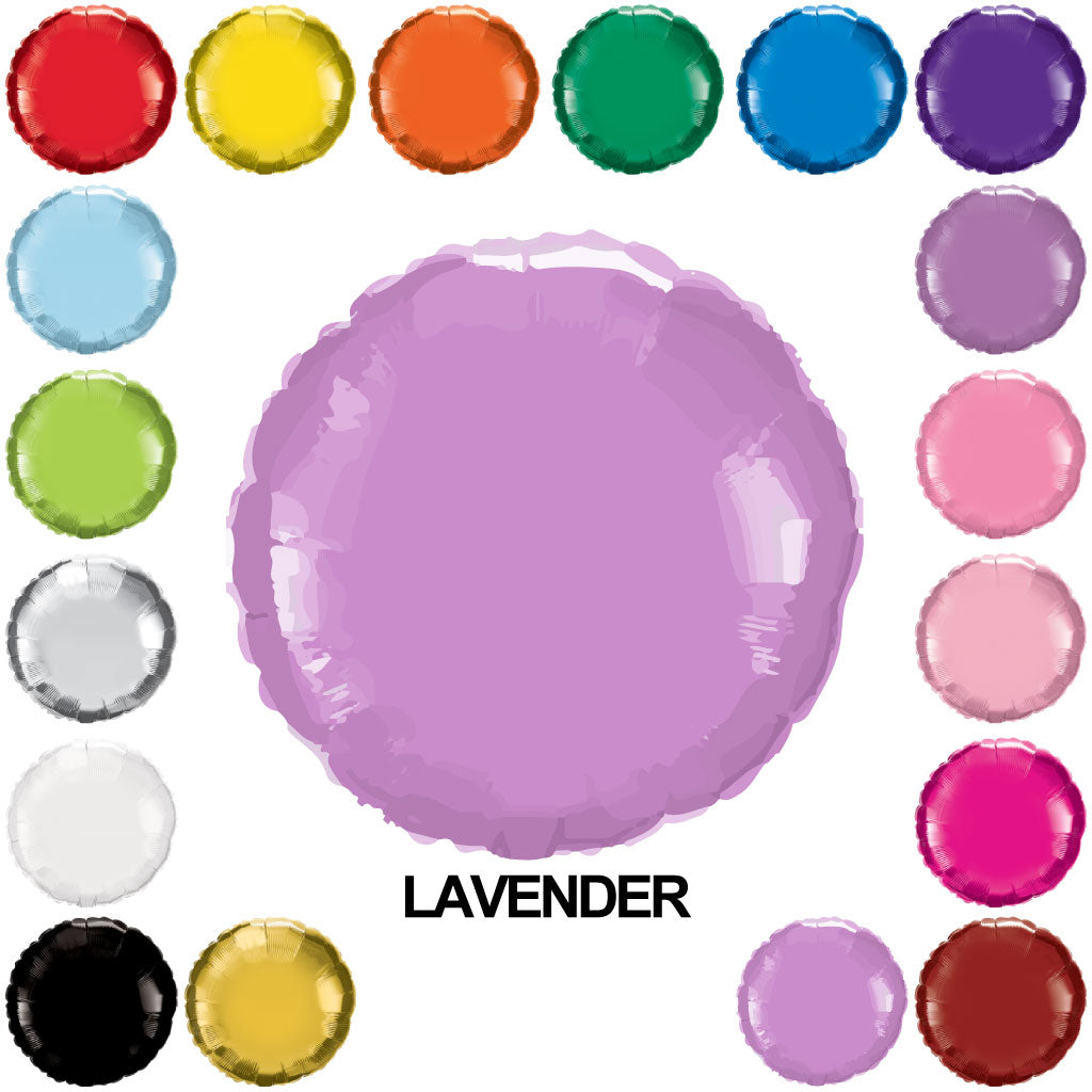 18" Round Mylar Balloons (Foil)