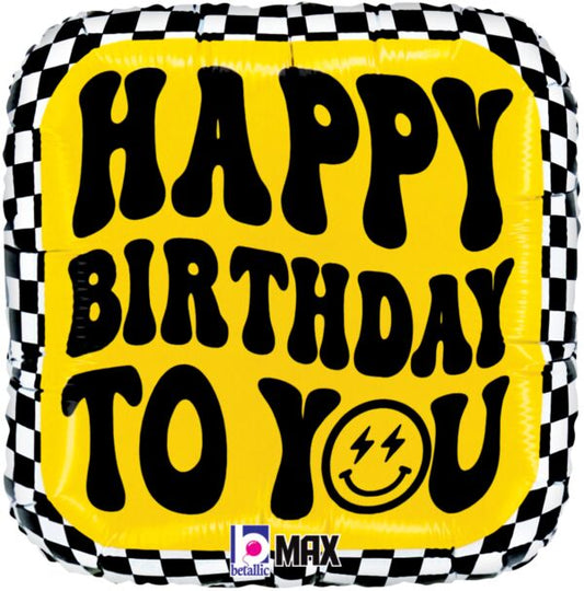 Smiley Checkerboard Birthday