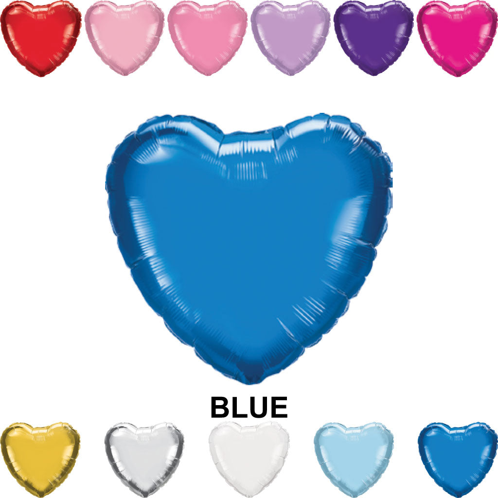 18" Heart Mylar Balloons (Foil)