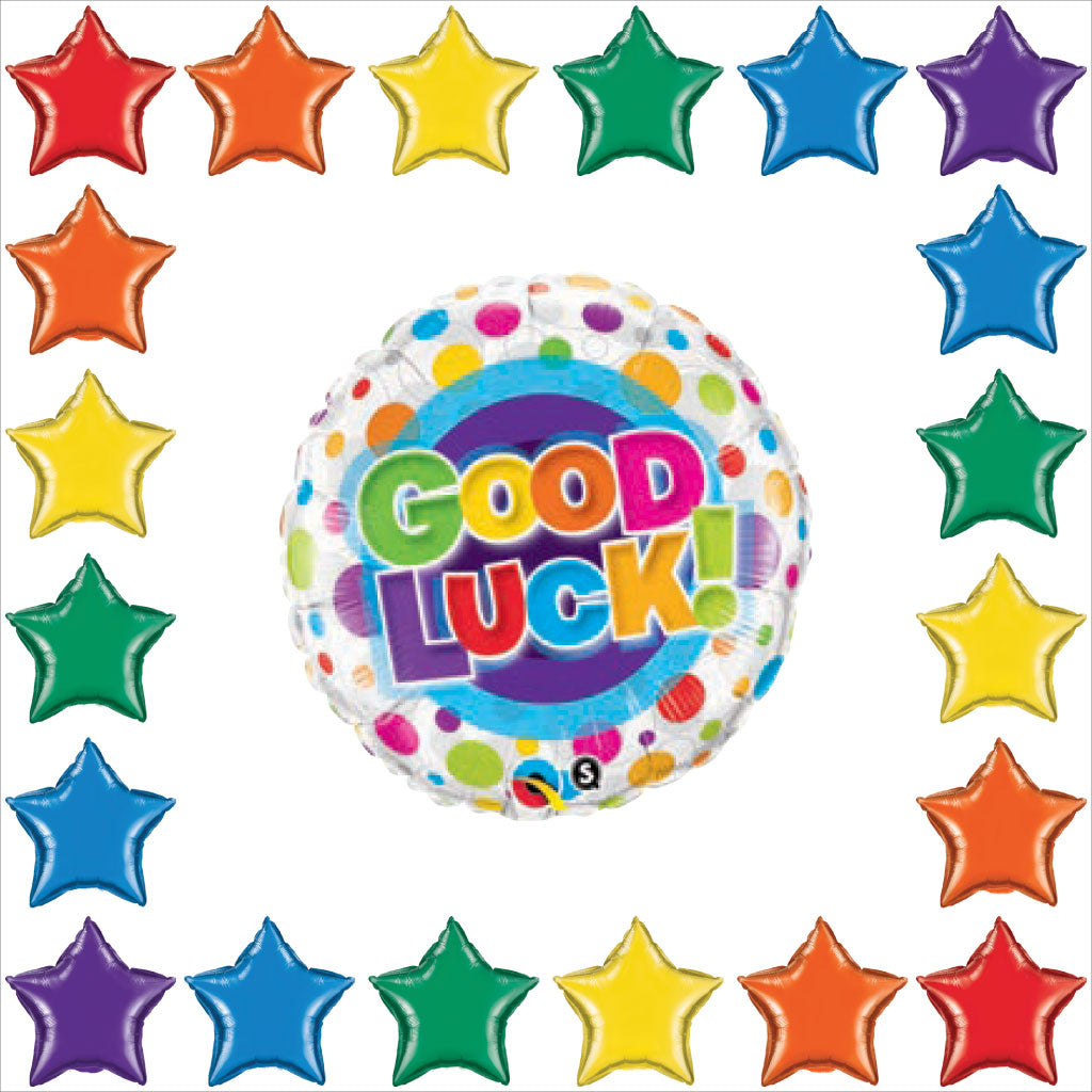 Good Luck Colorful Dots